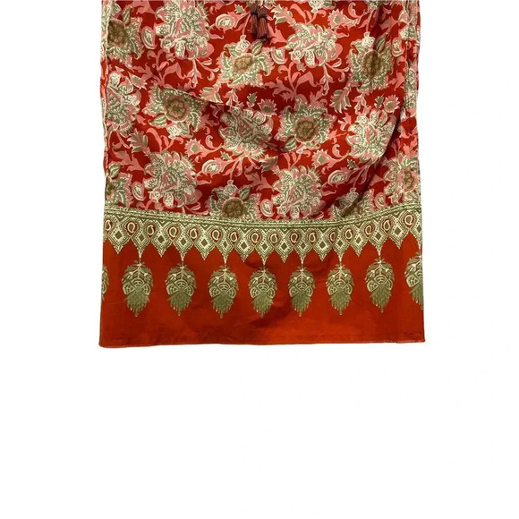 Johanna Ortiz Prettier In Spanish Printed Cotton Slip Dress Size Large - Picture 5 of 13